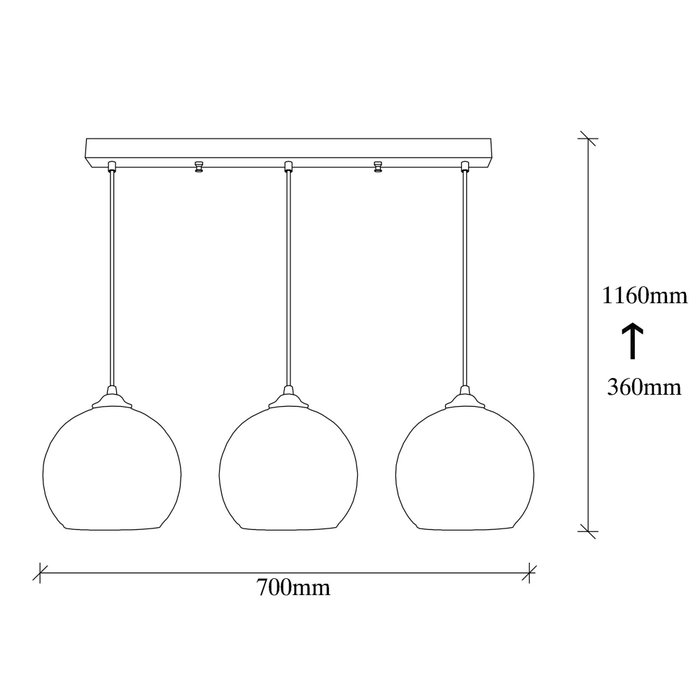 Opviq Lámpara de araña industrial con cuerpo de hierro, negro y miel Opviq Lámpara de araña industrial con cuerpo de hierro, negro y miel